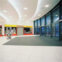 Coprigiunti di dilatazione per pavimenti e Zerbini tecnici per il centro commerciale The Mall a Blackburn