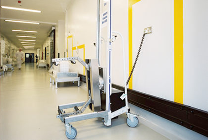 CS Acrovyn 200W Crash Rails | Severe Duty EPDM Rubber