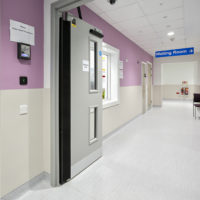 Protezione intera dei corridoi nell'Ospedale Bristol Royal Infirmary – Bristol, UK