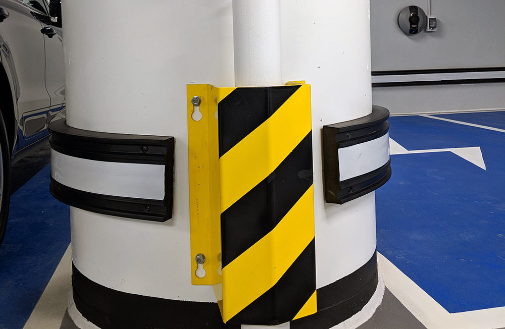 Rubber Wall Protection At 66 Chiltern Place Car Park Case Study