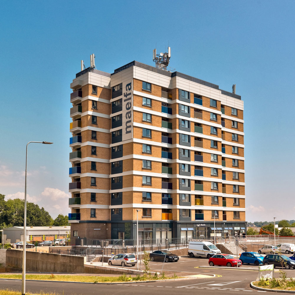 Maelfa Residential Tower Block - Cardiff, UK