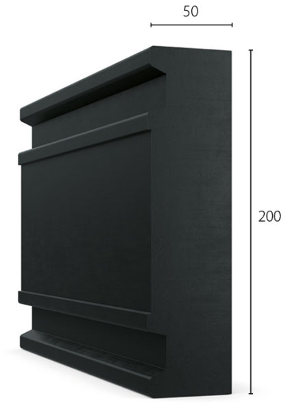 CS Acrovyn 200W Crash Rails | Severe Duty EPDM Rubber