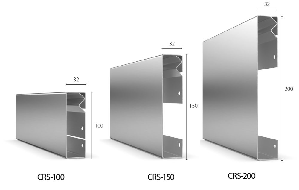 CS Acrovyn CRS Series Crash Rails Grade 304L Stainless Steel