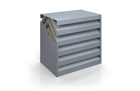 A-600C Acoustic Louvres