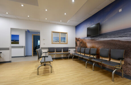 Waiting Room Acrovyn Wall Protection Scheme